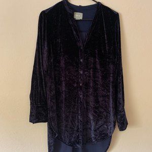 Maeve Crushed Velvet Tunic